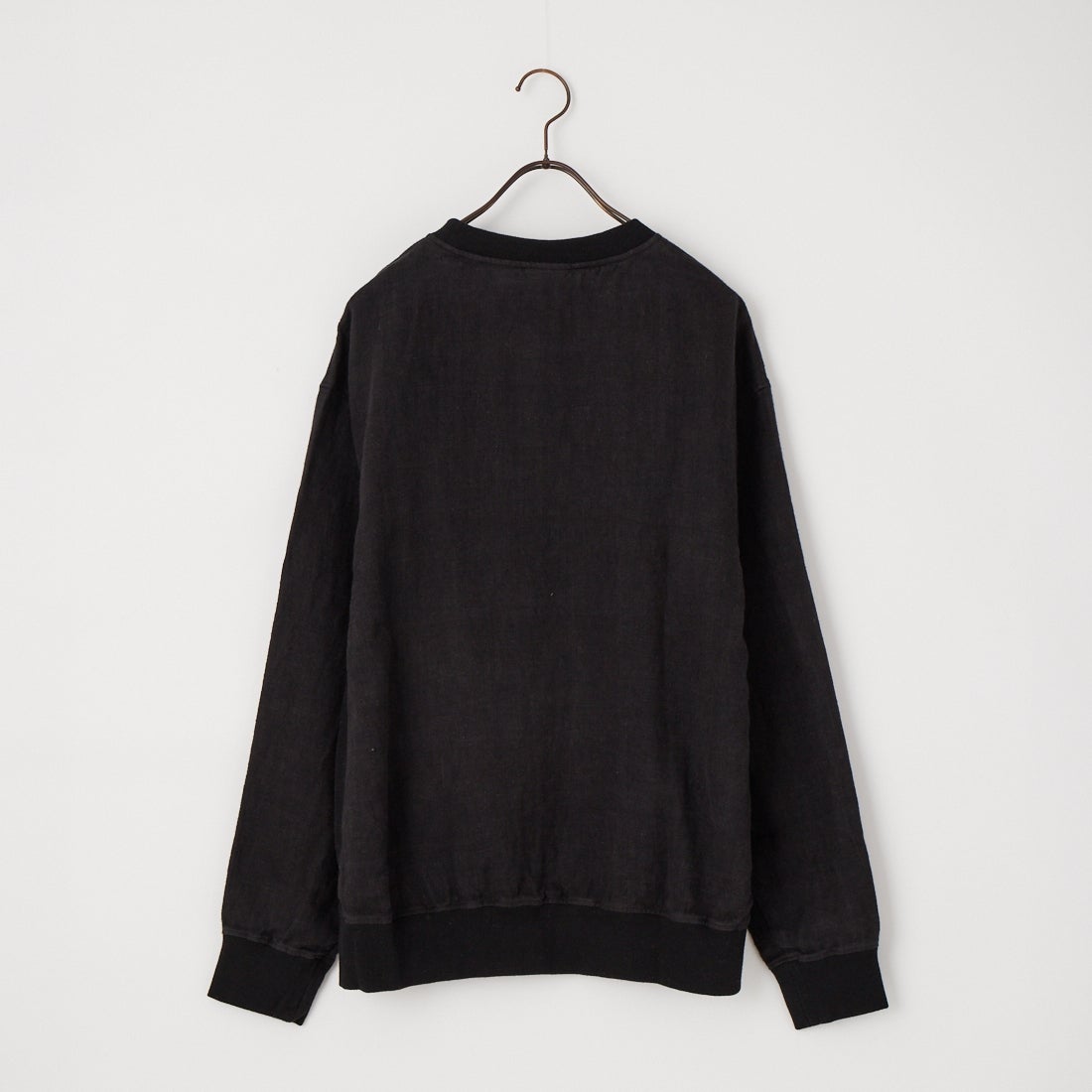 have a good day [ハブアグッドデイ] リネンブラッシュ プルオーバー [HGD-385LB] BLACK
