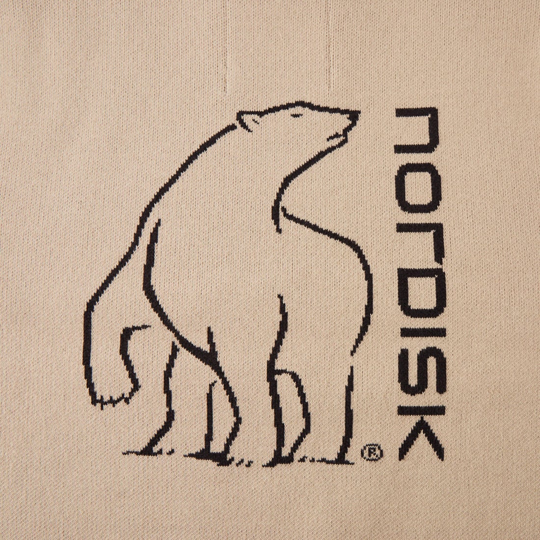 NORDISK [ノルディスク] 別注 バックデザイン ジャガードロゴニット [NU21801-JF] OATMEAL