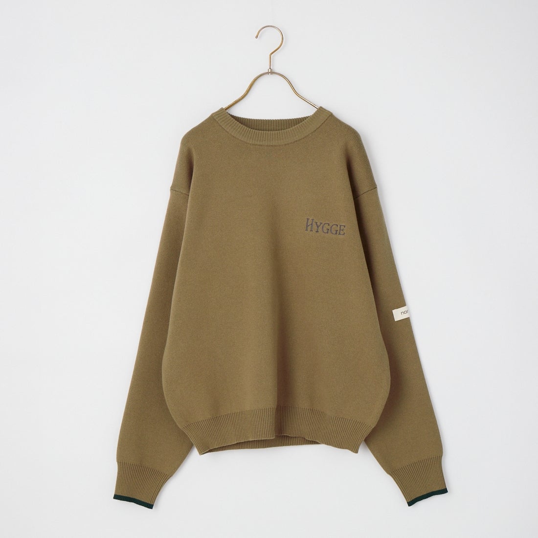 NORDISK [ノルディスク] 別注 HYGGE バックロゴジャガードニット [NU21802-JF] BEIGE