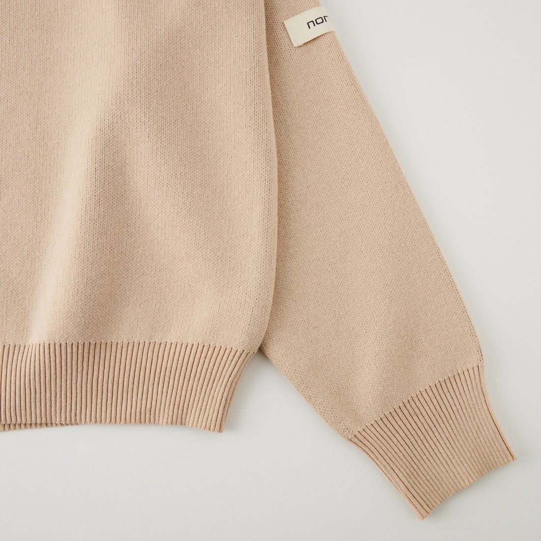 NORDISK [ノルディスク] 別注 バックデザイン ジャガードロゴニット [NU21801-JF] OATMEAL
