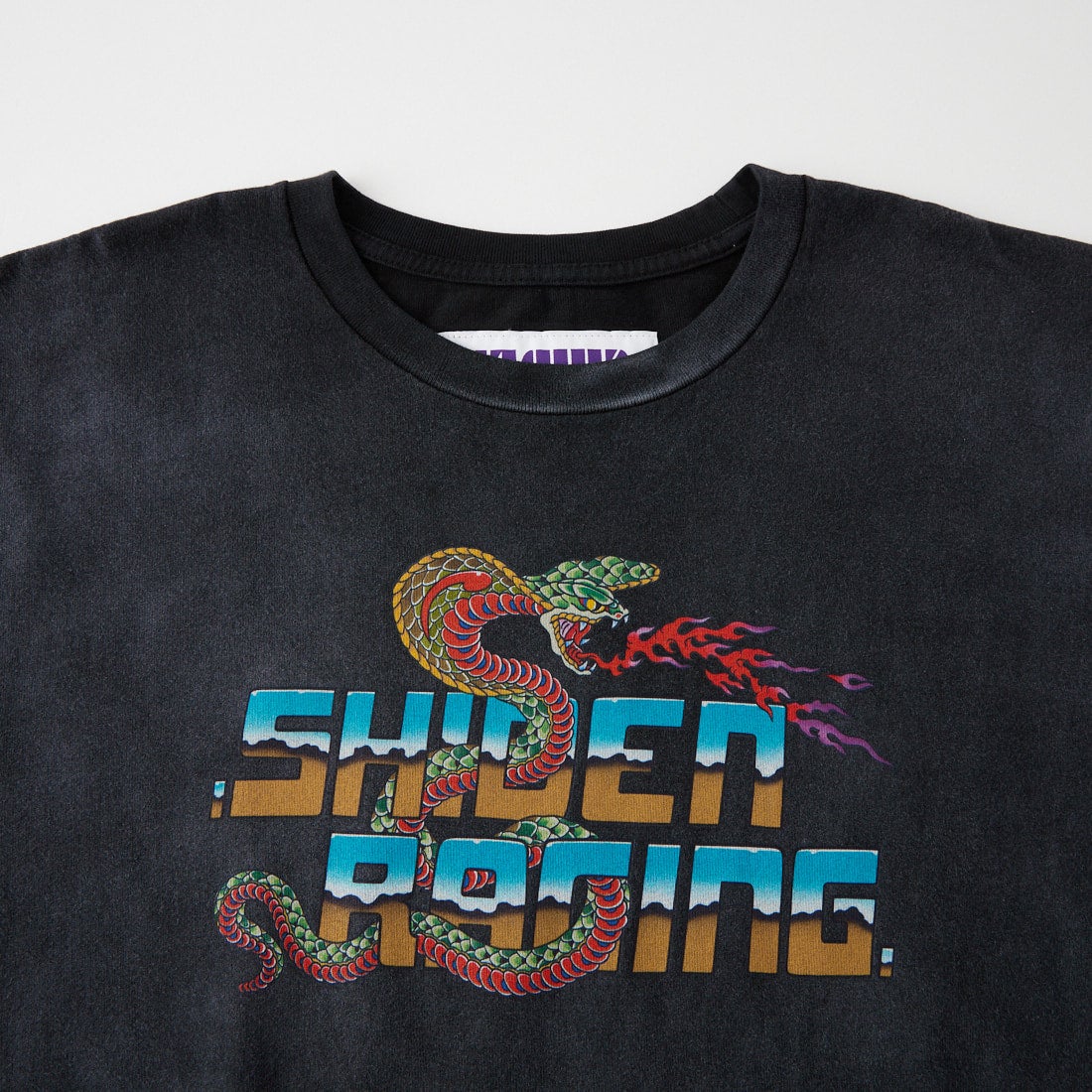 SHIDEN [シデン] コブラ ロングスリーブTシャツ [TY679] C FADED BL