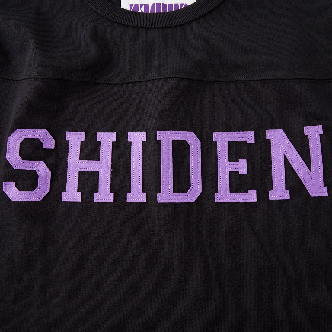 SHIDEN [シデン] フットボールTシャツ [TY668] B BLACK