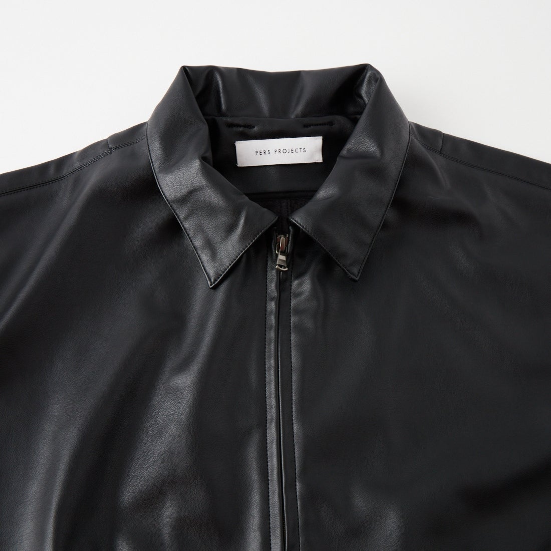 PERS PROJECTS [パースプロジェクト] JENS ショートブルゾン [26FW-17091LE] BLACK