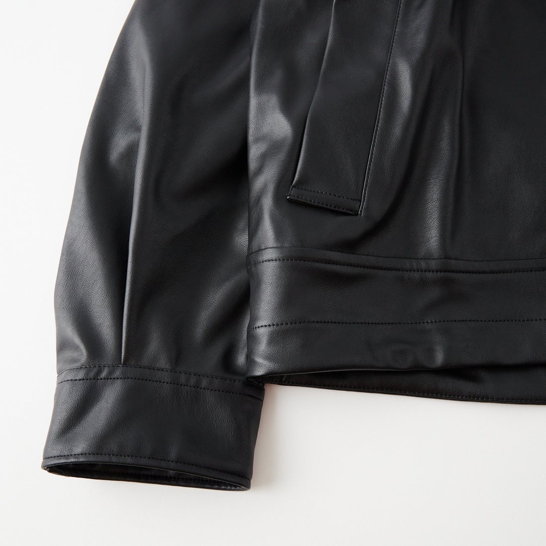 PERS PROJECTS [パースプロジェクト] JENS ショートブルゾン [26FW-17091LE] BLACK