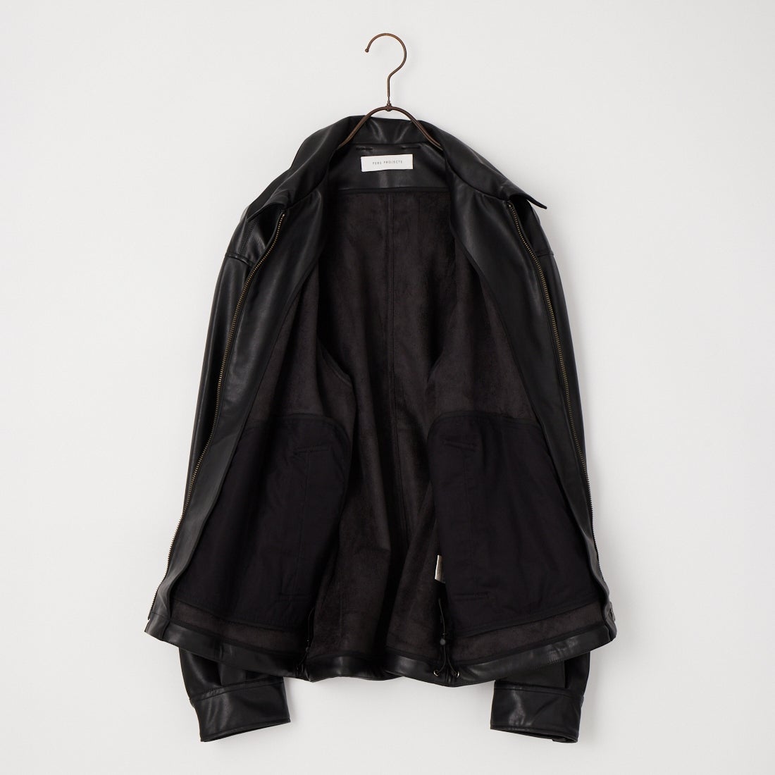 PERS PROJECTS [パースプロジェクト] JENS ショートブルゾン [26FW-17091LE] BLACK
