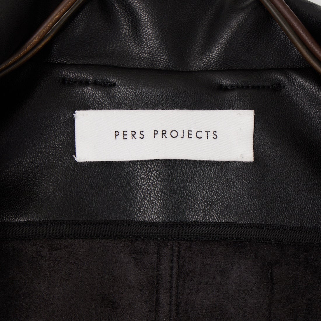 PERS PROJECTS [パースプロジェクト] JENS ショートブルゾン [26FW-17091LE] BLACK