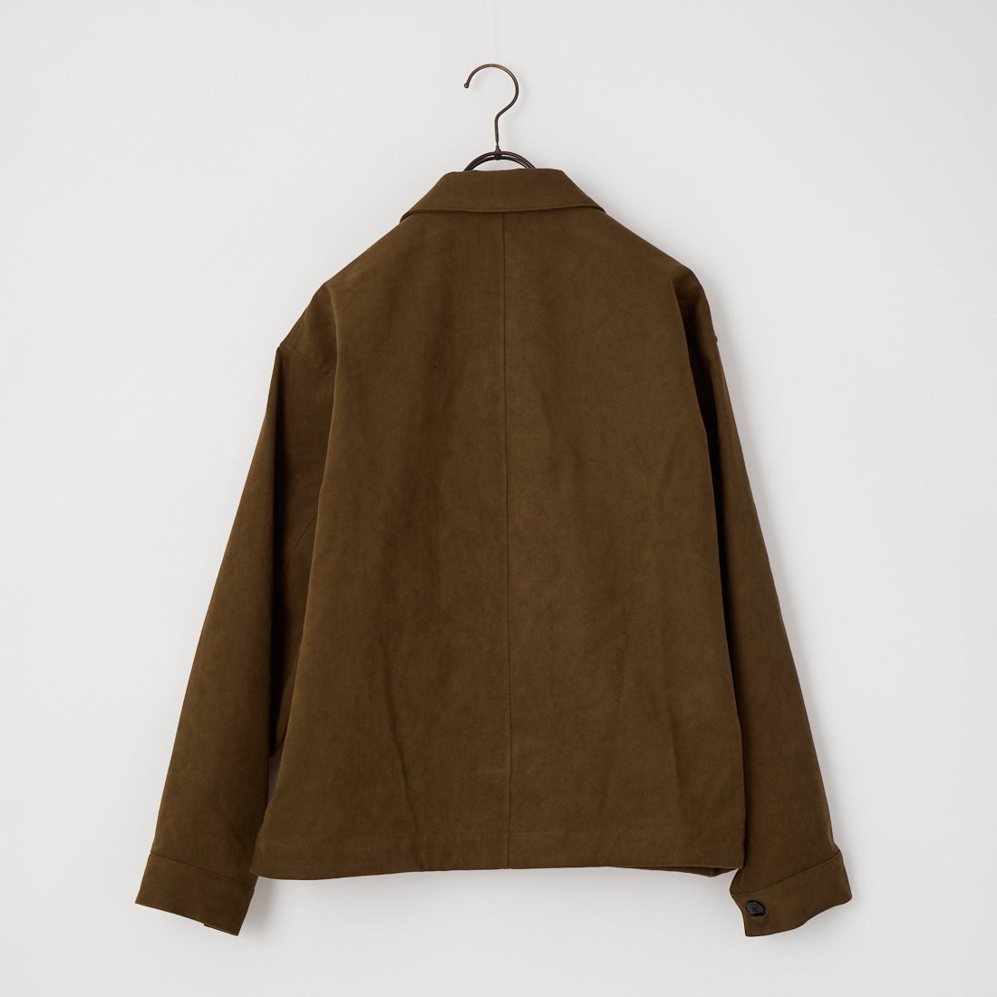 STILL BY HAND [スティルバイハンド] シンセティックレザー ショートブルゾン [BL07263] BROWN