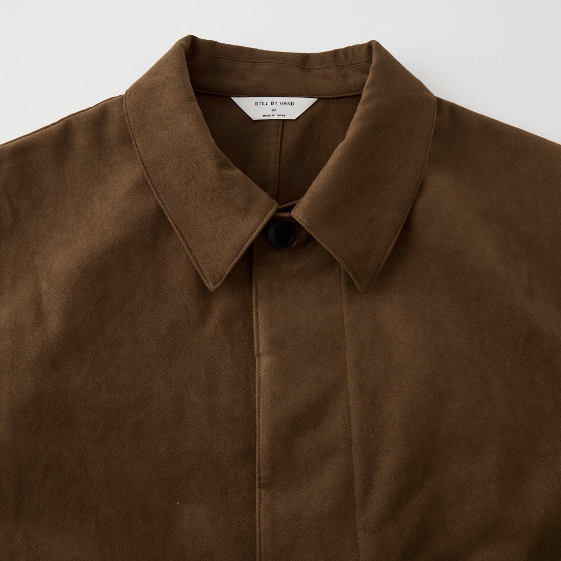 STILL BY HAND [スティルバイハンド] シンセティックレザー ショートブルゾン [BL07263] BROWN