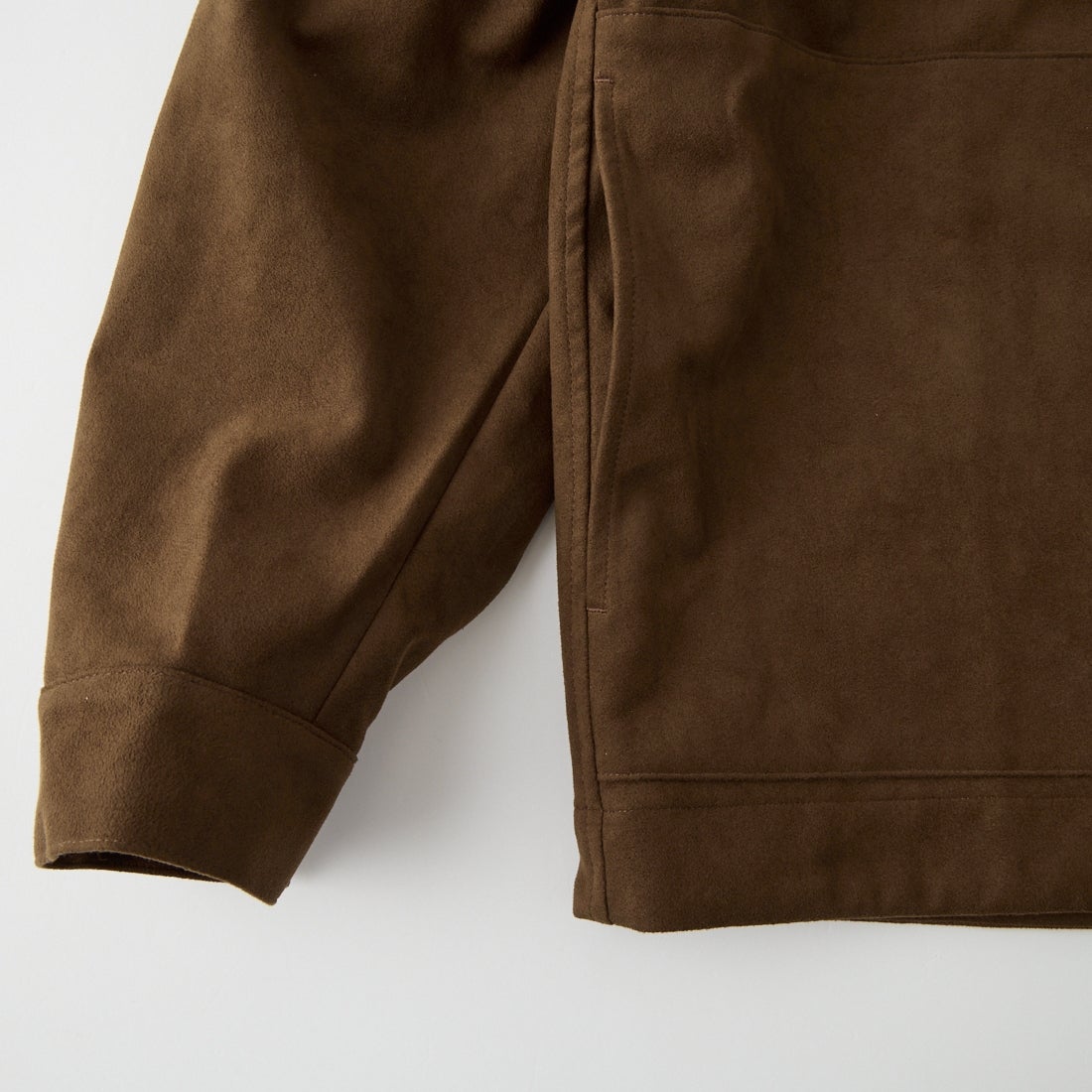 STILL BY HAND [スティルバイハンド] シンセティックレザー ショートブルゾン [BL07263] BROWN