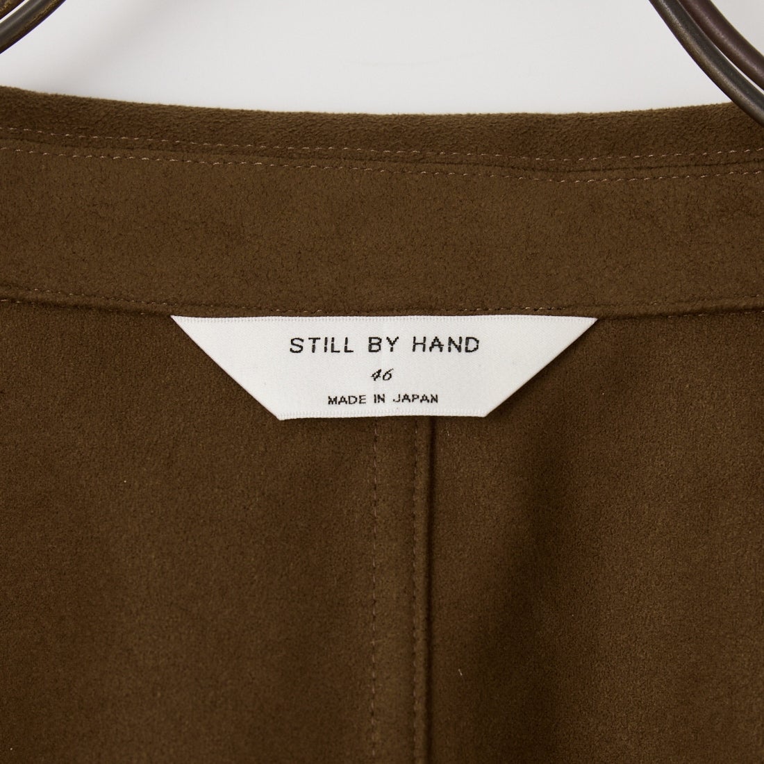 STILL BY HAND [スティルバイハンド] シンセティックレザー ショートブルゾン [BL07263] BROWN