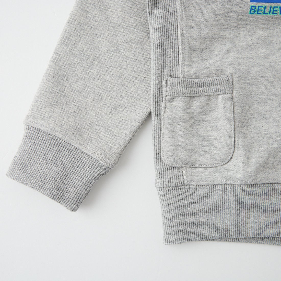NANGA [ナンガ] エコハイブリッド ボックスロゴ キッズ スウェットシャツ [NW2445-1F301] L.GRY