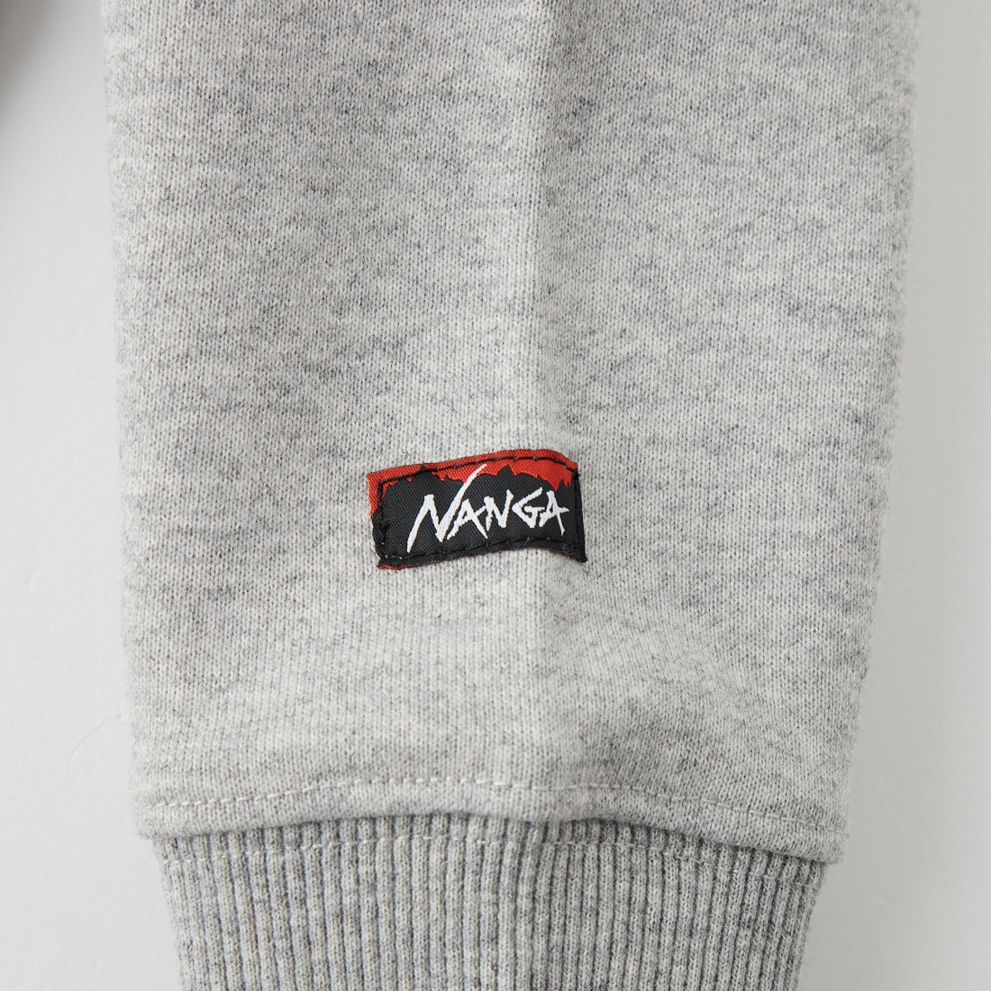 NANGA [ナンガ] エコハイブリッド ボックスロゴ キッズ スウェットシャツ [NW2445-1F301] L.GRY