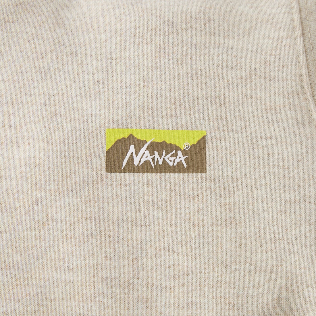NANGA [ナンガ] エコハイブリッド ミニボックスロゴ キッズ スウェットフーディー [NW2445-1F304] OML