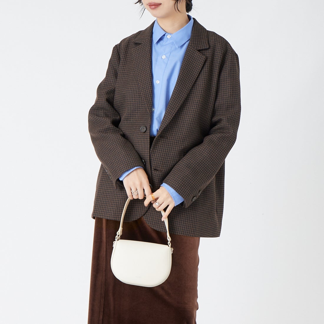 ﾌﾞﾗｳﾝﾁﾄﾞﾘ&&モデル身長：162cm 着用サイズ：F&&