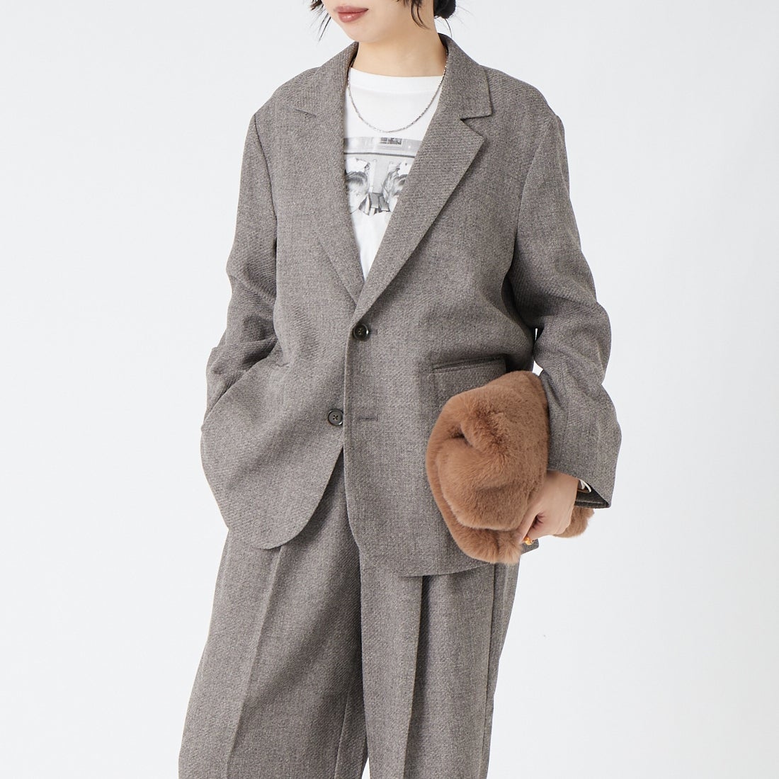 ｸﾞﾚｰｼﾞｭ&&モデル身長：162cm 着用サイズ：F&&
