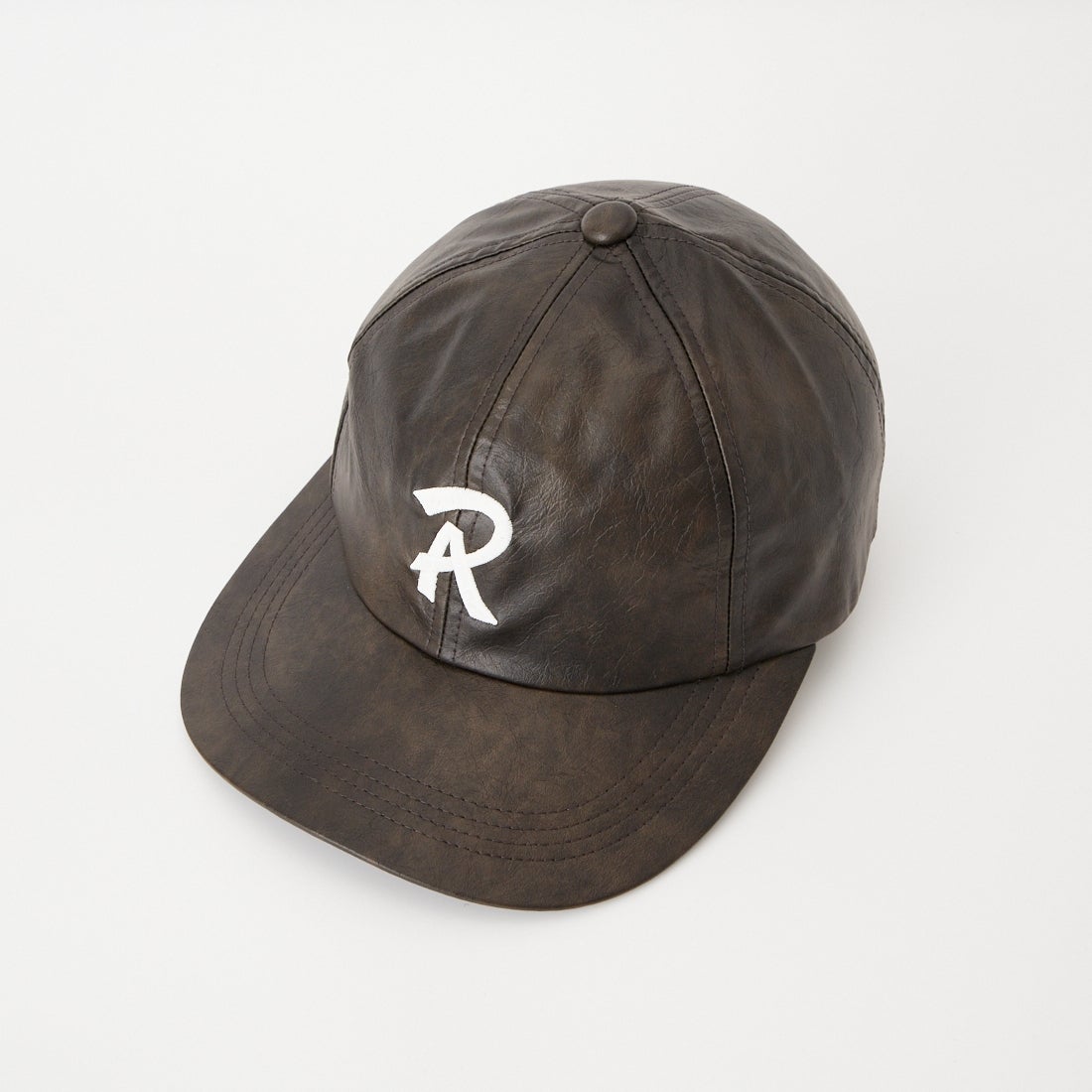 RACAL [ラカル] フェイクレザー Rロゴ ベースボールキャップ [RL-26-054W] CAMEL