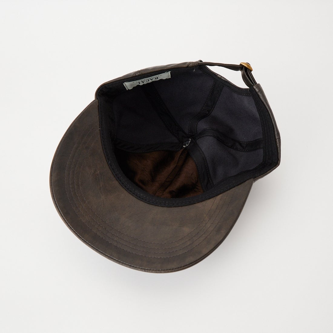 RACAL [ラカル] フェイクレザー Rロゴ ベースボールキャップ [RL-26-054W] CAMEL