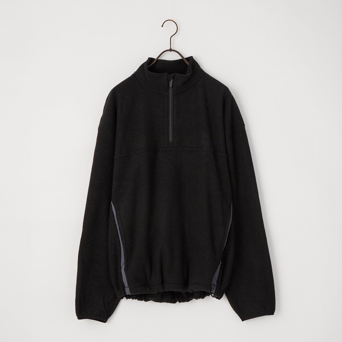 HAVEOFFDUTY [ハブオフデューティ] フリース ハーフジップシャツ [HOD26-02-AR003] BLACK