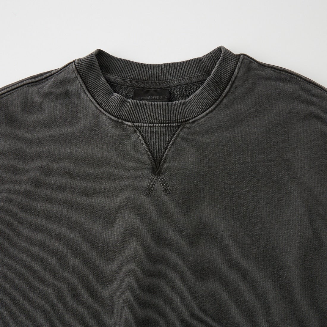 HAVEOFFDUTY [ハブオフデューティ] ガーメントダイ クルーネックスウェットシャツ [HOD26-02-TS003] CHARCOAL