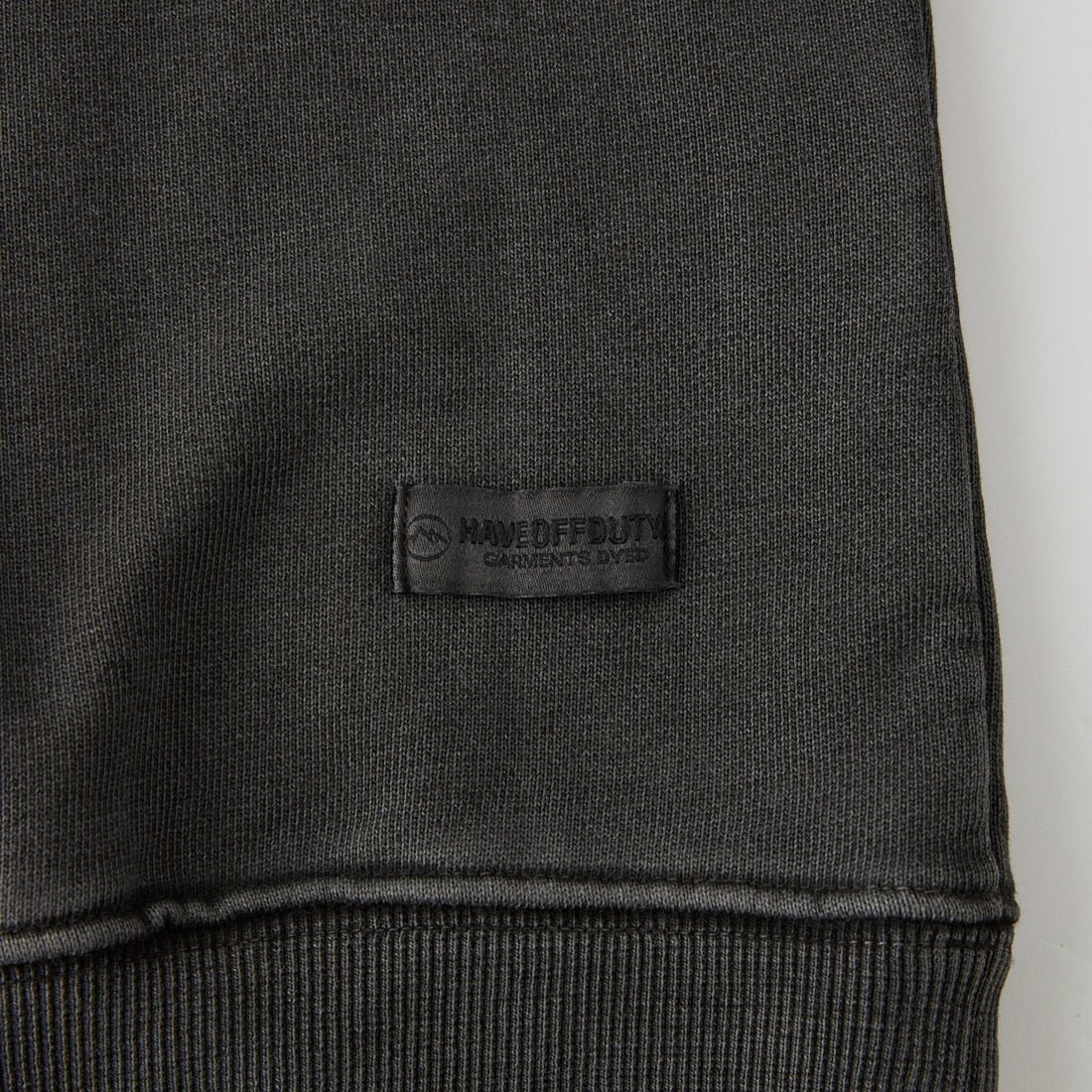 HAVEOFFDUTY [ハブオフデューティ] ガーメントダイ クルーネックスウェットシャツ [HOD26-02-TS003] CHARCOAL