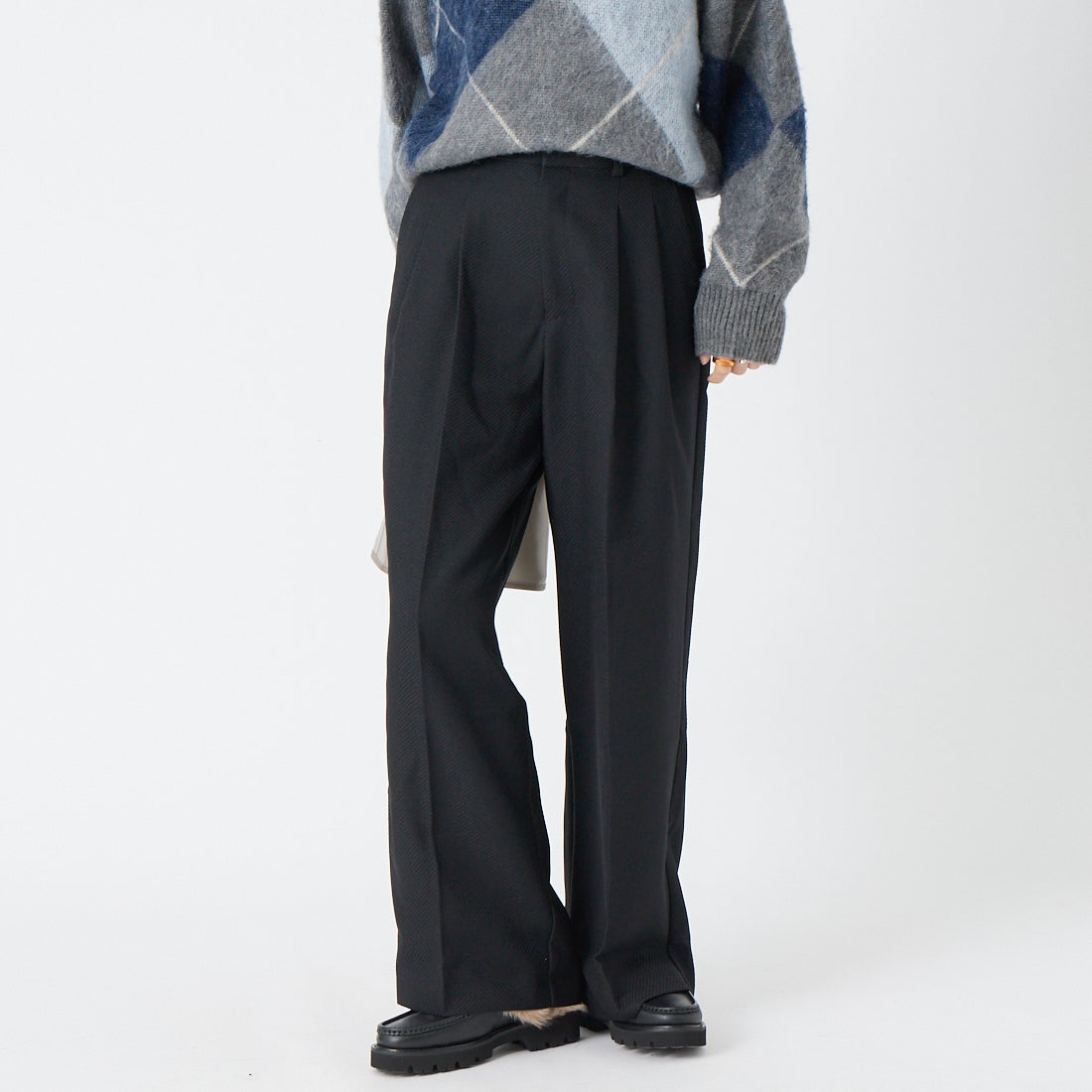 ﾌﾞﾗｯｸ&&モデル身長：162cm 着用サイズ：36&&