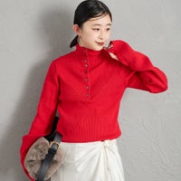 46 RED&&モデル身長：150cm 着用サイズ：F&&