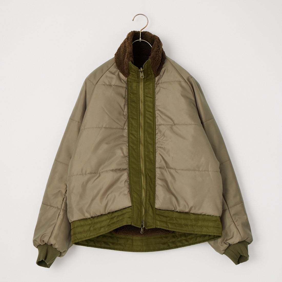 ROTA CANAL [ロタ カナル] リバーシブルミックスボアブルゾン [3301-262009] KHAKI