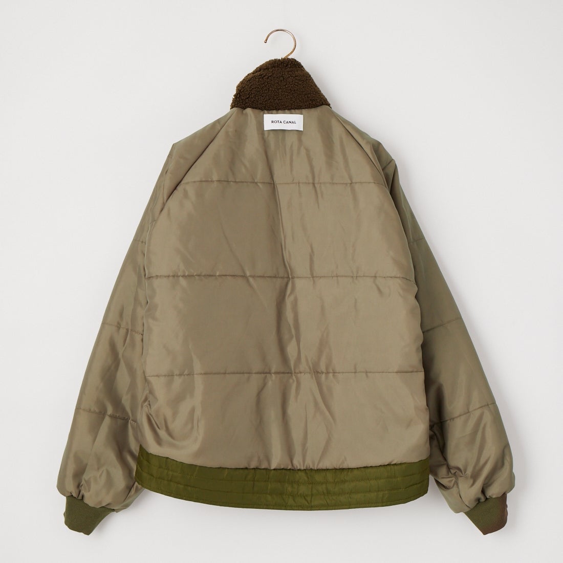 ROTA CANAL [ロタ カナル] リバーシブルミックスボアブルゾン [3301-262009] KHAKI