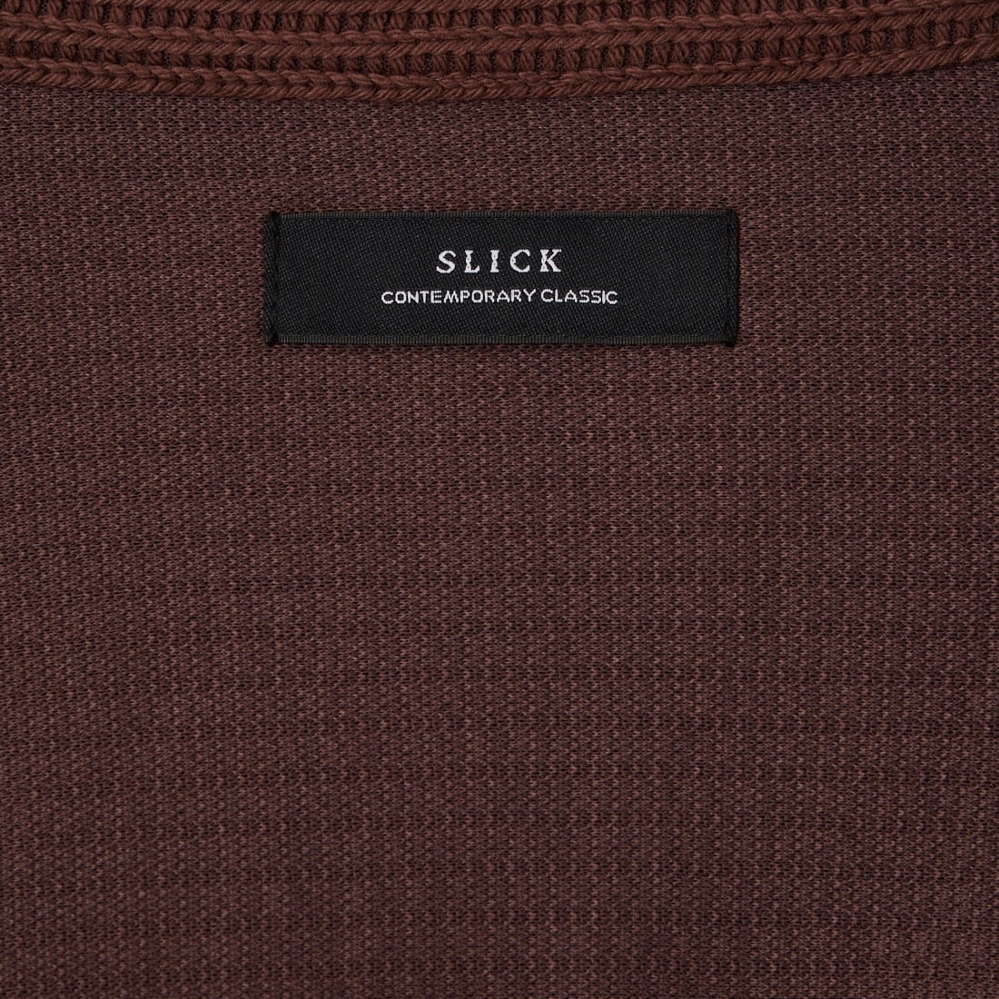 SLICK [スリック] クォーターゲージリブニット トラッカージャケット [5110333] 500 BROWN