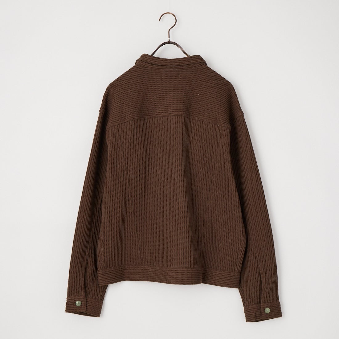 SLICK [スリック] クォーターゲージリブニット トラッカージャケット [5110333] 500 BROWN