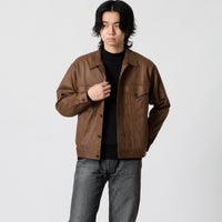 500 BROWN&&モデル身長：177cm 着用サイズ：1&&