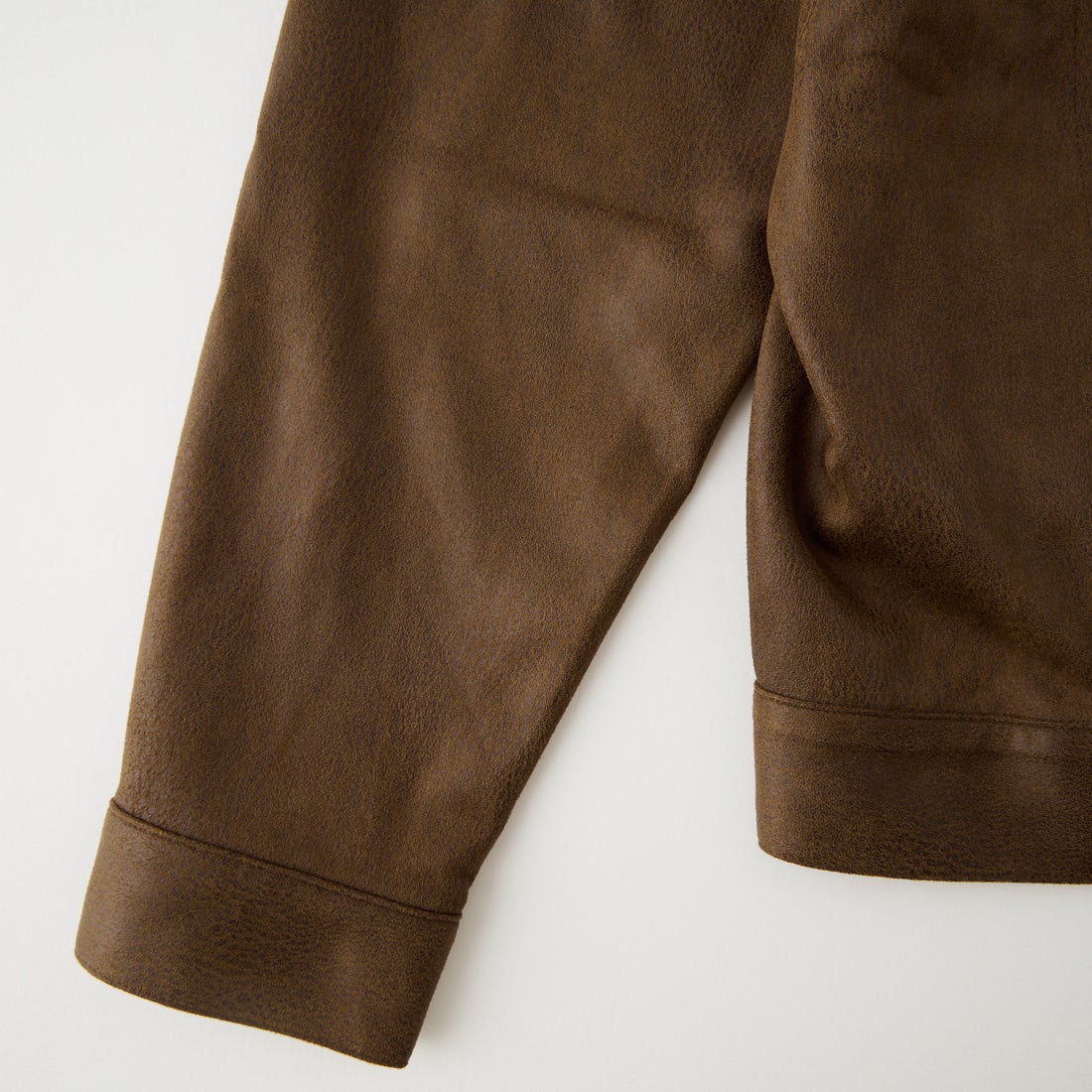 SLICK [スリック] ダブルクロスシンセティックレザー トラッカーシャツジャケット [5120328] 500 BROWN