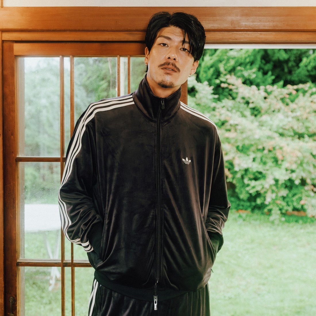 adidas Originals [アディダス オリジナルス] ファイヤーバード ベロア トラックトップ [ZQ134] LC8070