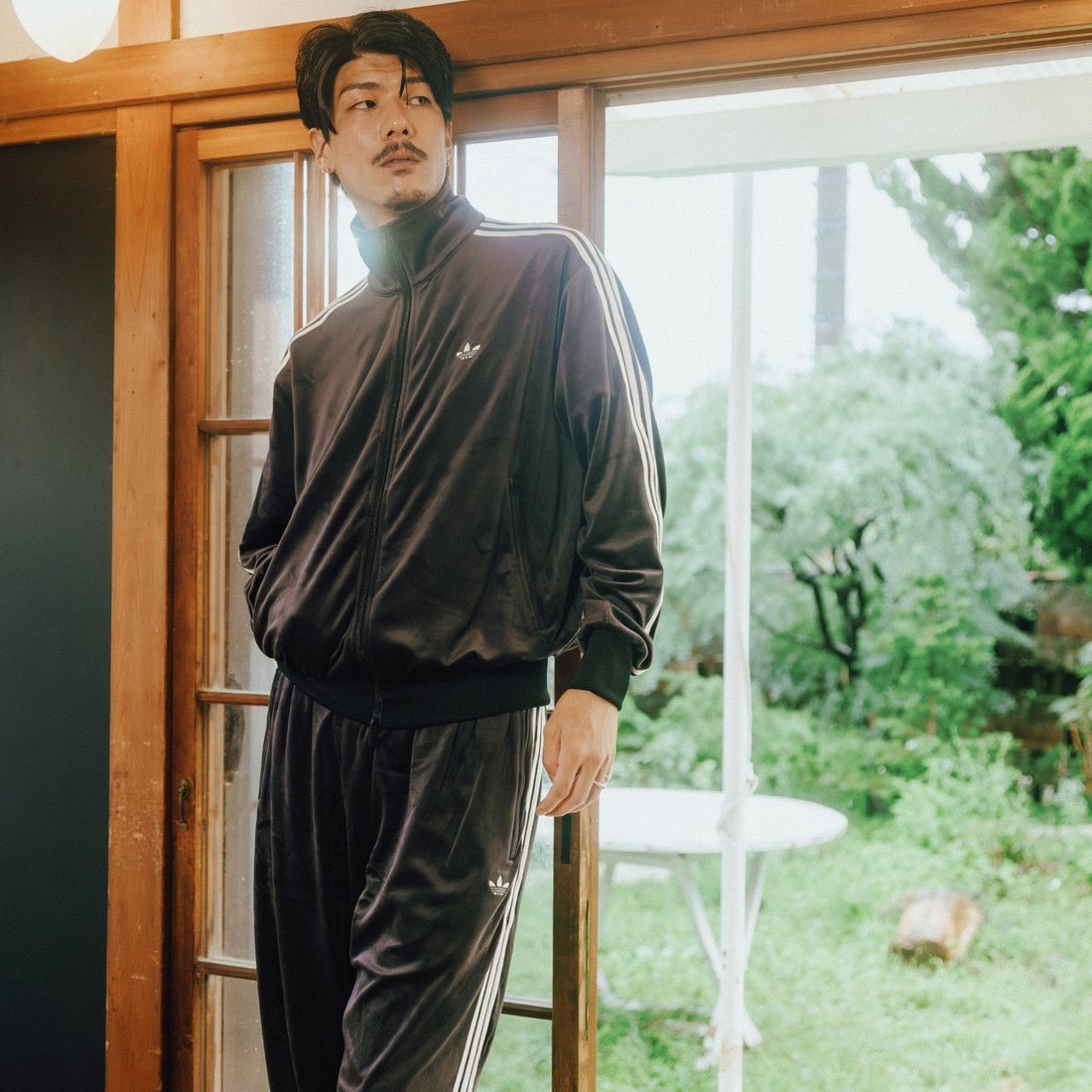 adidas Originals [アディダス オリジナルス] ファイヤーバード ベロア トラックトップ [ZQ134] LC8070