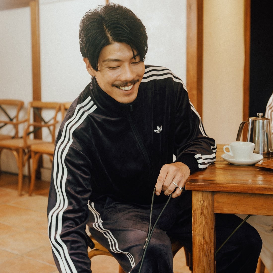 adidas Originals [アディダス オリジナルス] ファイヤーバード ベロア トラックトップ [ZQ134] LC8070