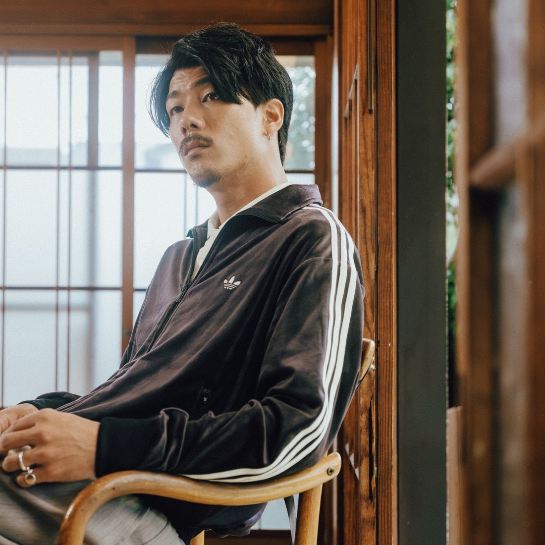 adidas Originals [アディダス オリジナルス] ファイヤーバード ベロア トラックトップ [ZQ134] LC8070