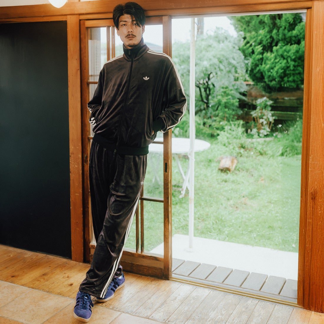 adidas Originals [アディダス オリジナルス] ファイヤーバード ベロア トラックトップ [ZQ134] LC8070