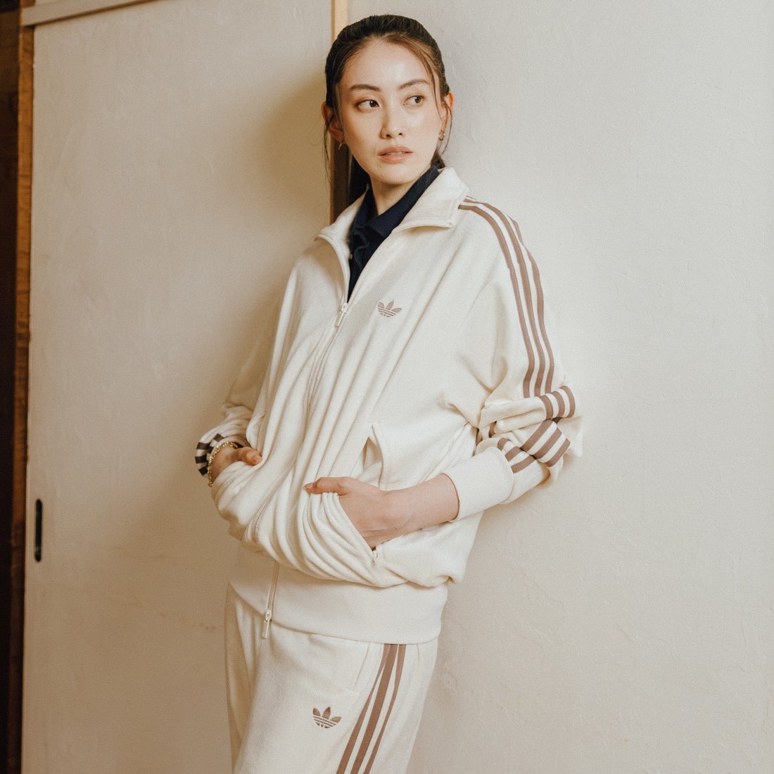 adidas Originals [アディダス オリジナルス] ファイヤーバード ベロア トラックトップ [ZQ134] LC8073