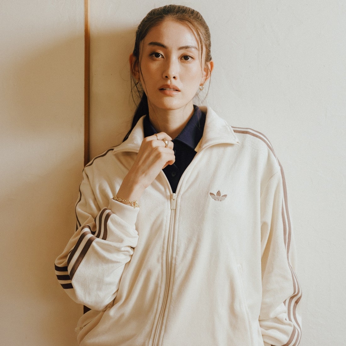 adidas Originals [アディダス オリジナルス] ファイヤーバード ベロア トラックトップ [ZQ134] LC8073