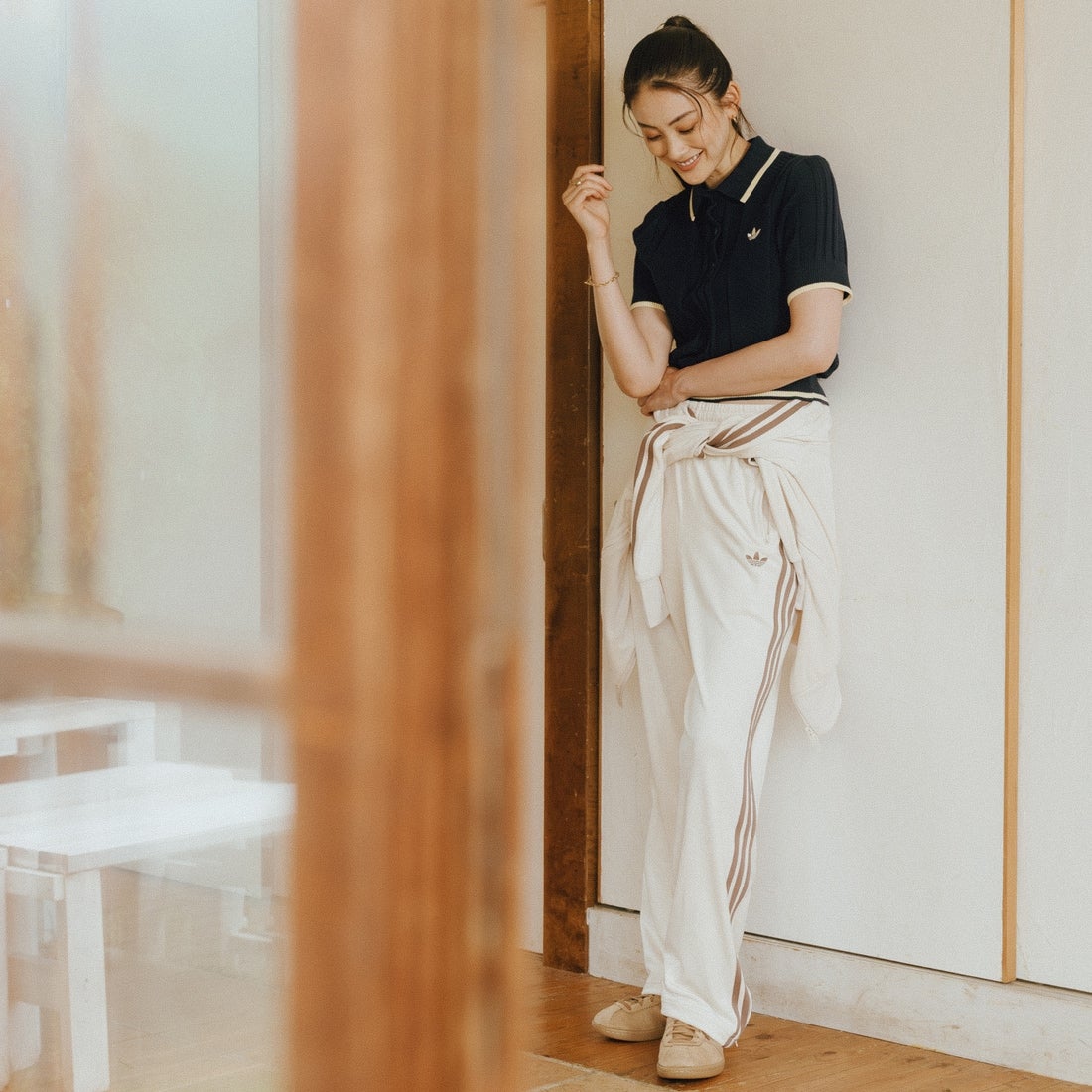 adidas Originals [アディダス オリジナルス] ファイヤーバード ベロア トラックパンツ [QH344] LC8087