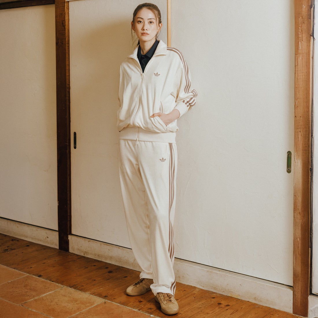 adidas Originals [アディダス オリジナルス] ファイヤーバード ベロア トラックパンツ [QH344] LC8087