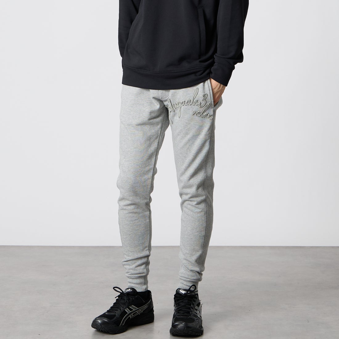 SN80 GRAY&&モデル身長：177cm 着用サイズ：M&&