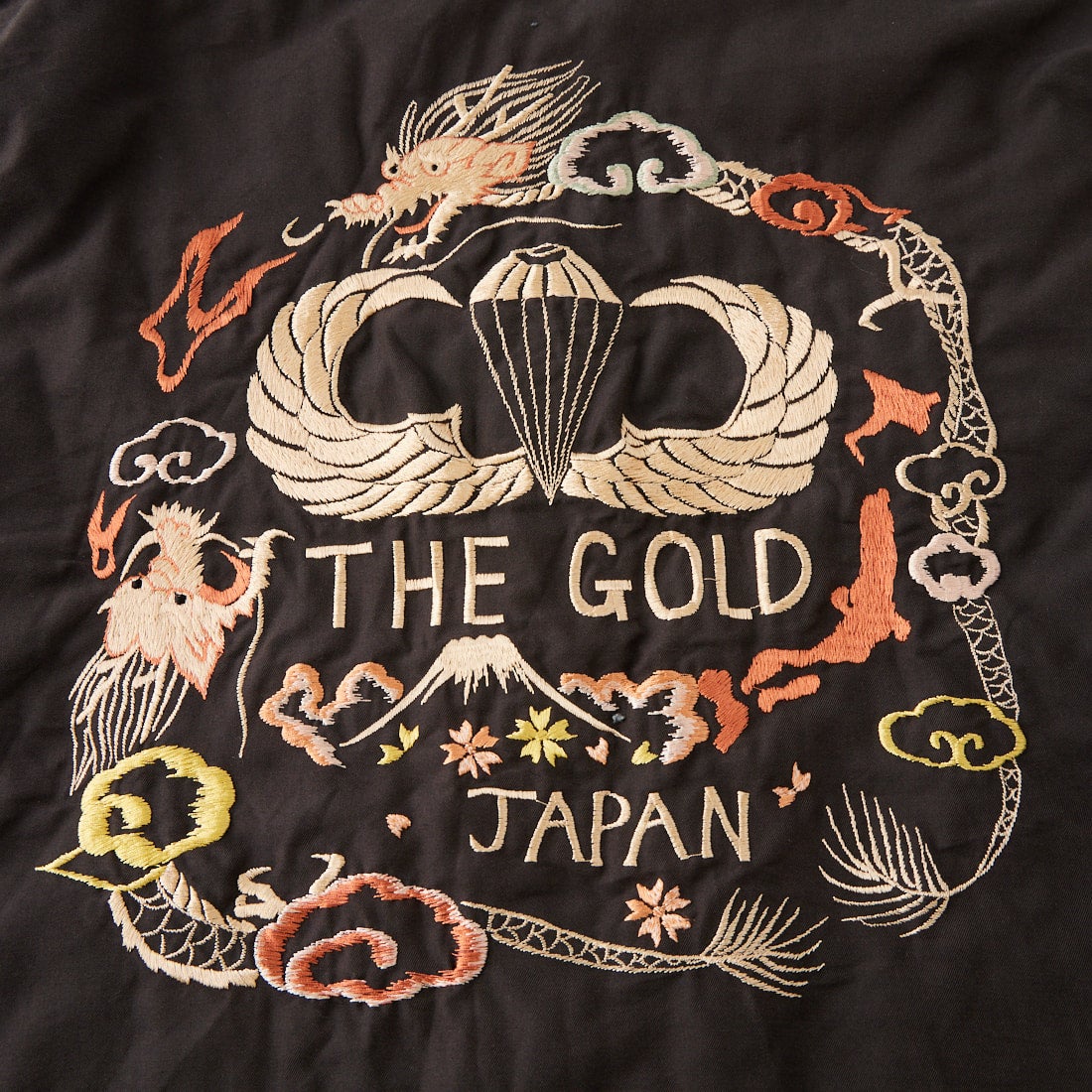 GOLD [ゴールド] エアボーンパディングジャンパー エイジングモデル [GL15999] 119 BLACK