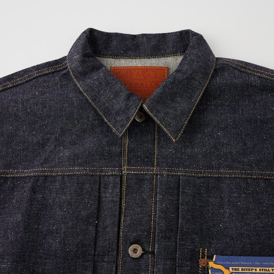GOLD [ゴールド] 14オンスデニムブラウス [GL16001N] 420 N.NAVY