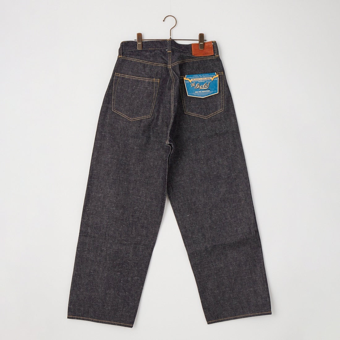 GOLD [ゴールド] 14オンスデニム5ポケットワイドパンツ [GL42675N] 420 N.NAVY