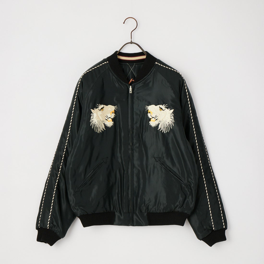 TAILOR TOYO [テーラートウヨウ] アセテート リバーシブルキルトスーベニアジャケット [TT15973] 219 BLK/BL