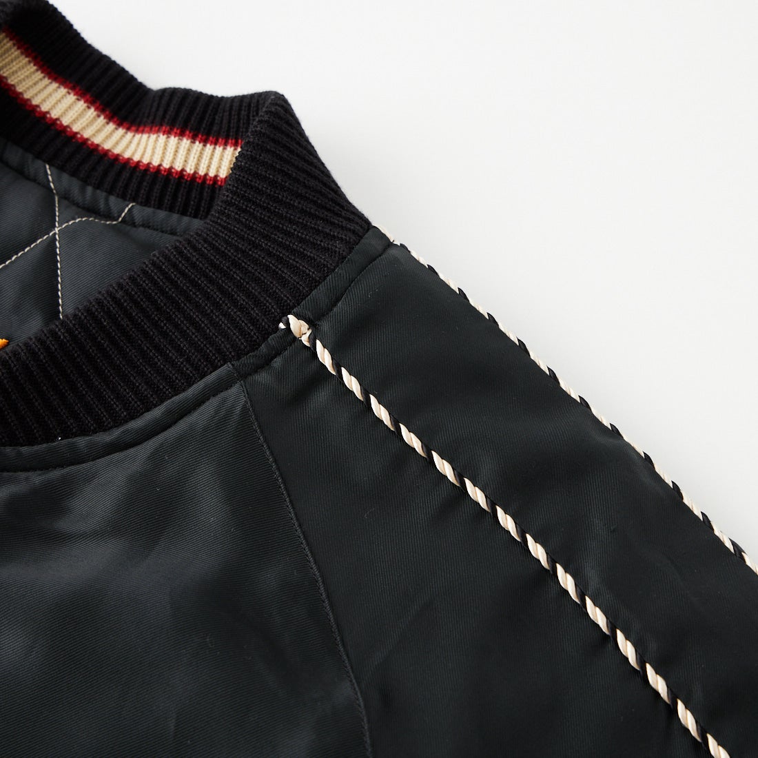 TAILOR TOYO [テーラートウヨウ] アセテート リバーシブルキルトスーベニアジャケット [TT15973] 219 BLK/BL