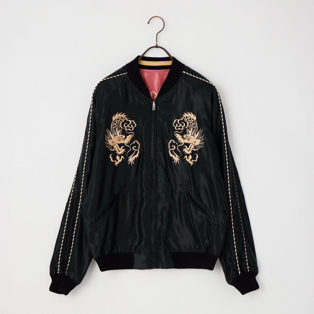 TAILOR TOYO [テーラートウヨウ] アセテート リバーシブルスーベニアジャケット [TT15972] 219 BLK/BL