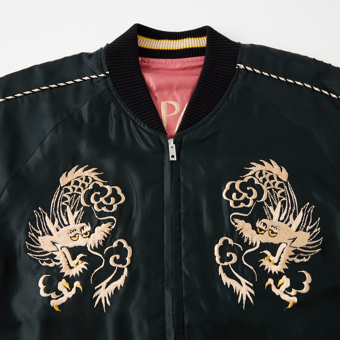 TAILOR TOYO [テーラートウヨウ] アセテート リバーシブルスーベニアジャケット [TT15972] 219 BLK/BL