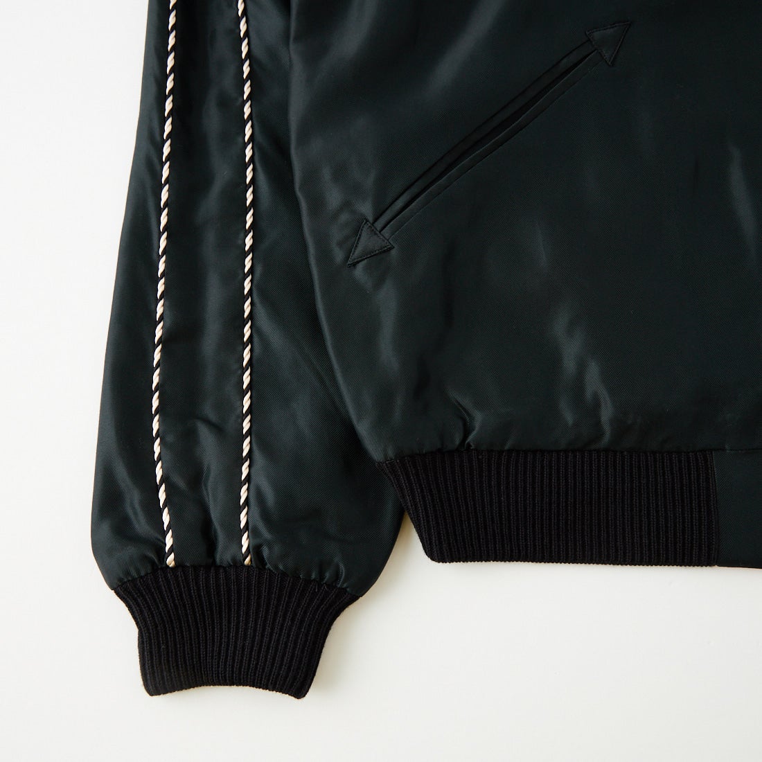TAILOR TOYO [テーラートウヨウ] アセテート リバーシブルスーベニアジャケット [TT15972] 219 BLK/BL